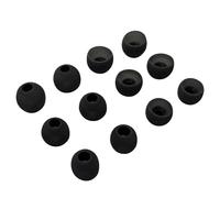Chofit Tapones para orejas compatibles con Jabra Elite 4 Active, almohadillas de silicona suave de repuesto para auriculares, 3 tamaños, 6 pares (negro)