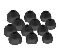 Chofit Tapones para orejas compatibles con Jabra Elite 8 Active, almohadillas de silicona suave, almohadillas de repuesto, 3 tamaños, 6 pares (negro)
