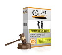 Choice DNA Prueba de ADN para hermanos completos o medios con cadena de custodia, prueba de ADN para hermanos con colección de clínicas locales, kit de ADN con todas las tarifas de laboratorio