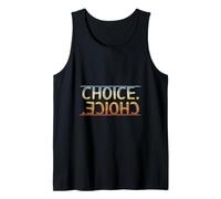 Choice. Tu elección. Declaración de Estilo de Vida Retro Camiseta sin Mangas