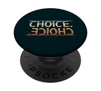 Choice. Tu elección. Declaración de Estilo de Vida Retro PopSockets PopGrip Adhesivo