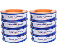 ChoiceRefill Compatible con cubos Diaper Genie, paquete de 8, 2600 unidades