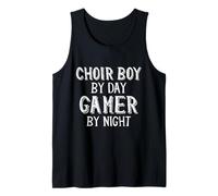 Choir Boy by Day Gamer by Night Singing Church Choir Boys Camiseta sin Mangas
