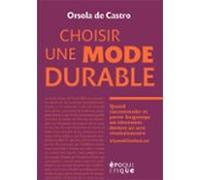 Choisir Une Mode Durable (ebook)