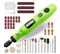 CHOKMAX Herramienta giratoria inalámbrica, kit de amoladora de 3 velocidades con 72 accesorios, herramienta de carga tipo C para limpieza, lijado, pulido, perforación y pequeñas manualidades, color