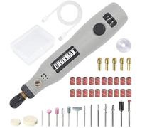 CHOKMAX Mini Amoladora, Amoladora Electrónica DC 3.7V Herramienta Rotativa USB Recargable con 42pcs Accesorios para los DIY Trabajos de Pulir