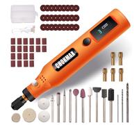 CHOKMAX Mini Herramienta Multifuncional, Kit de Lijadora de 3 Velocidades con 72 Piezas de Accesorios, Carga Tipo-C, Herramienta Artesanal para Grabar, Lijar, Pulir, Taladrar, Lijar