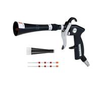 CHOLANG Detailing - Pistola de limpieza en seco de alta presión de 6 a 9.2 bares, pistola de aire de secado interior con 2 boquillas y manguera de plástico giratoria para soplar rápidamente la