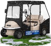 Cholila Cover Recinto para carrito de golf, recinto de conducción de 4 pasajeros para techo corto Precedent para carrito de golf, cubierta de lluvia para carrito de golf con Oxford 600D mejorado y