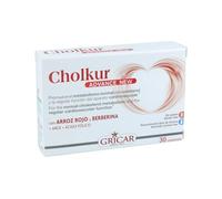 Cholkur Advance New 30 Comprimidos | Gricar | Con Arroz Fermentado con Levadura Roja y Berberina