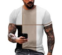 Chollos Ultima Hora Ofertas Flash Ropa Compression Shirt Trabajo Caqui Verano con Estampada Manga Corta Camisetas Personalizadas Camisas Manga Corta Hombre Senderismo Camiseta Hombre Caqui L