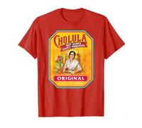 Cholula Hot Sauce Bottle Lable Casual Costume Foodies Camiseta