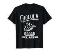 Cholula Vintage Varsity Pepper Since 1989 Hot Sauce Camiseta