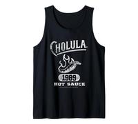 Cholula Vintage Varsity Pepper Since 1989 Hot Sauce Camiseta sin Mangas
