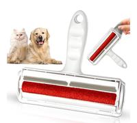 ChomChom Removedor de pelo de mascotas para muebles, rodillo de pelusa para pelo de perro y gato, reutilizable y fácil de limpiar, azul