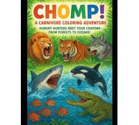 Chomp! A Carnivore Coloring Adventure: Hungry Hunters Meet Your Crayons - From Forests to Oceans! (Animal Appetites Chronicles - Fun Facts & Coloring Adventure!)