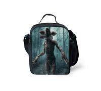 (Chomper)Bolsa de lonchera aislada con patrón de Stranger Things bolsas de picnic al aire libre regalos niños