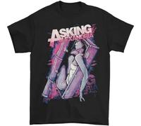 CHONG NA DUO Asking Alexandria Men's Coffin T-Shirt Size 3XL