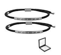 ChongKuan Pack de 2 pulseras inspiradoras con texto en inglés «Dont Let The Hard Days Win Don T Don't Lass Die Harten Tage nicht GAN», Eine Grösse, 1, 1