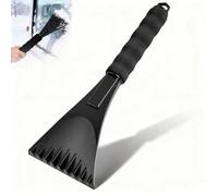 CHONGQILAO Rascador Hielo Coche, Rasqueta Hielo Coche, Pala de Nieve Parabrisas de Coche y Ventanas, Raspador de Hielo con Mango Suave Antideslizante, Quita Hielo Parabrisas Coche, Rascador de Nieve