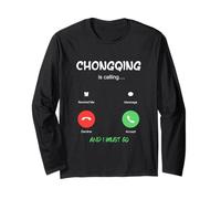 Chongqing está Llamando y Debo IR a China Viajando Manga Larga