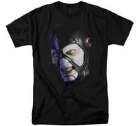 CHONGSUIXIN Farscape Keep Smiling T-Shirt Mens Black Tees Unisex Size L