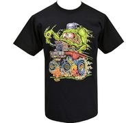 CHONGSUIXIN Mens Lowbrow T-Shirts CP Weirdo Hotrod Kustom Kulture Rat Fink Rockabilly Size L