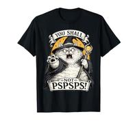 Chonk Cat Wizard You Shall Not PSPSPS Fantasy Magic Lover Camiseta