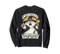 Chonk Cat Wizard You Shall Not PSPSPS Fantasy Magic Lover Sudadera
