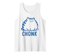 Chonk Funny Fat Cat Camiseta sin Mangas