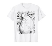 Chonkers The Massive 2000-Pound Sea Lion Ink Sketch Camiseta
