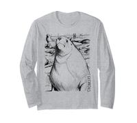 Chonkers The Massive 2000-Pound Sea Lion Ink Sketch Manga Larga