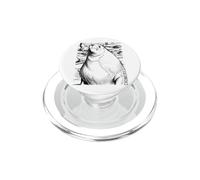 Chonkers The Massive 2000-Pound Sea Lion Ink Sketch PopSockets PopGrip para MagSafe