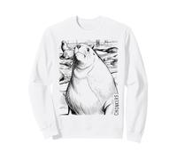 Chonkers The Massive 2000-Pound Sea Lion Ink Sketch Sudadera