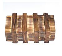 Chonor Cubo Rompecabezas 3D de Madera del Enigma Juego Puzle #112 - Caja Mágica de Madera con Cajón Secreto Seguro - Clásica de Cerradura de Brain Teaser Puzzle IQ Juguetes para Niños y Adultos