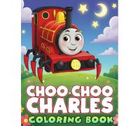 Choo Charle's And Friends Coloring Book: Bold, Fun Colouring Pages with All Cute Characters For Girls, Boys, Kids