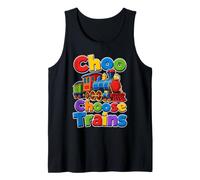 Choo Elegir Trenes Divertido Tren Amante Juego de Palabras Camiseta sin Mangas