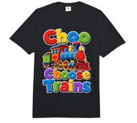 Choo Elegir Trenes Divertido Tren Amante Juego de Palabras Comfort Colors Adult Heavyweight T-Shirt