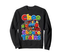 Choo Elegir Trenes Divertido Tren Amante Juego de Palabras Sudadera