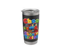 Choo Elegir Trenes Divertido Tren Amante Juego de palabras Vaso térmico de acero inoxidable de doble pared