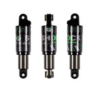 Chooee Amortiguador Trasero de Bicicleta de Montaña 120mm/125mm/150mm/165mm/185mm/190mm/200mm Bicicleta Hidráulico Amortiguador Trasero 165mmx1000lbs