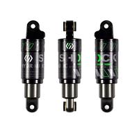 Chooee Amortiguador Trasero de Bicicleta de Montaña 120mm/125mm/150mm/165mm/185mm/190mm/200mm Bicicleta Hidráulico Amortiguador Trasero 150mmx1000lbs