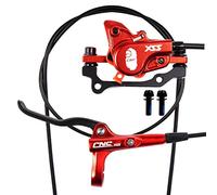 Chooee Bicicleta Hidráulica Frenos de Disco MTB Frenos de Disco Hidráulicos Delantero/Trasero para Bicicleta de Montaña (Negro/Rojo