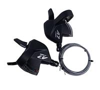 Chooee Palanca de cambios de bicicleta 9/10 velocidades, palanca de cambios de bicicleta de montaña 3 x 9/10 izquierda y derecha para Shimano/sram