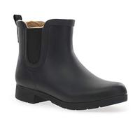 Chooka Bota Chelsea de felpa impermeable para mujer, Negro -, 38 EU