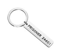 CHOORO - Llavero de Teatro Musical Les Miserables Inspirado en la Joyería Prisoner 24601 Broadway Musical Jewelry Regalo para el Amante del Teatro