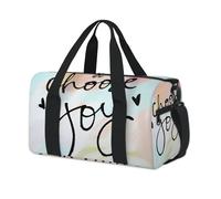 Choose Joy Art - Bolsa de lona deportiva para fin de semana, para la noche, informal, viajes, gimnasio, para niños, niñas, niños, mujeres y hombres