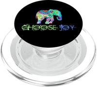 Choose Joy Elephant Mandala Gifts Inspirational Motivational PopSockets PopGrip para MagSafe