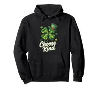 Choose Kind Puzzle Shamrock - Autism Awareness Irish Clover Sudadera con Capucha