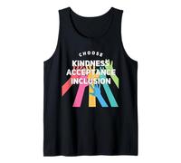Choose Kindness Acceptation Inclusion Orange Unity Day Camiseta sin Mangas